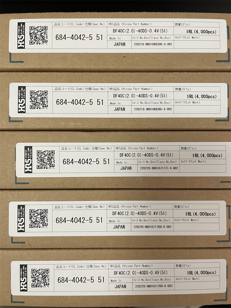 九江市广濑hrs连接器df40hc(2.5)-60ds-0.4v