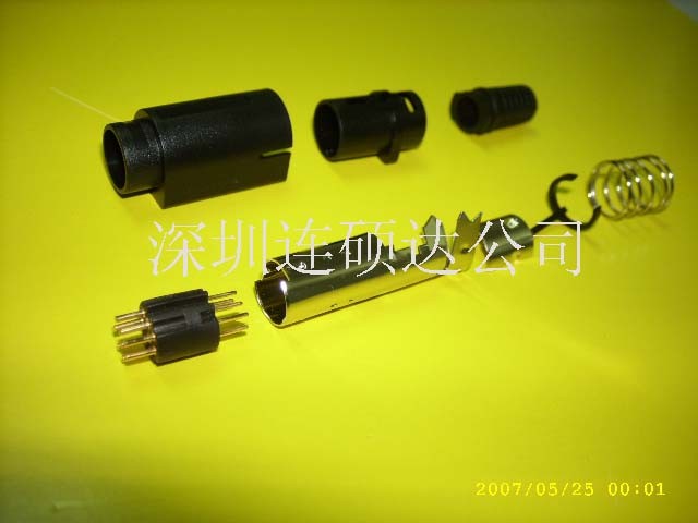 mini din lock组装式公头(3p4p5p6p7p8p)